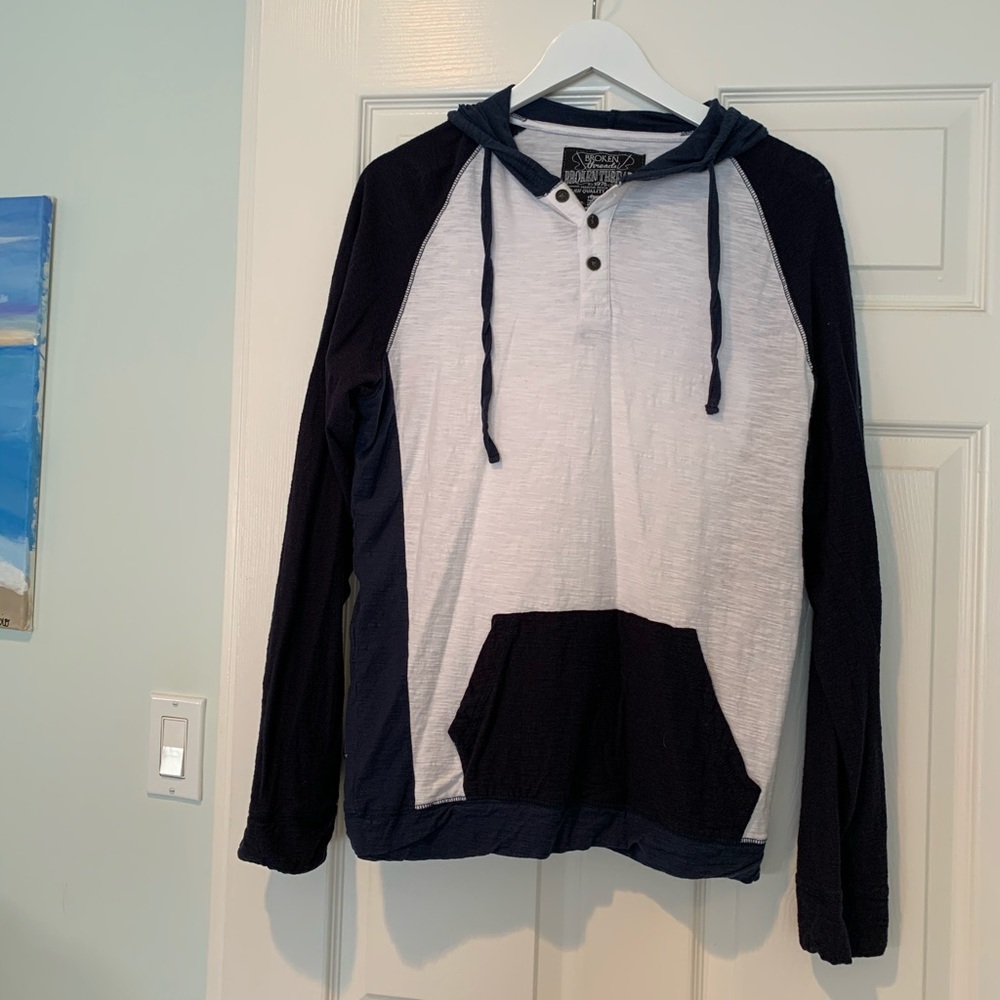 Broken Threads Long Sleeve Hooded Shirt
